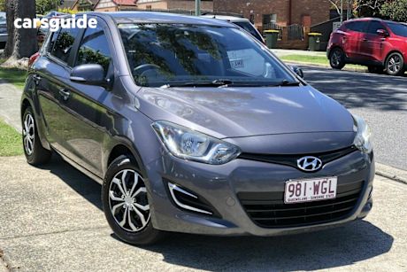 Grey 2014 Hyundai I20 Hatchback Active