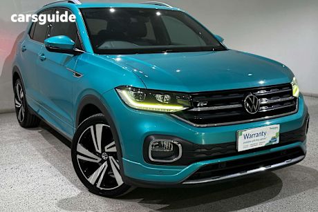 Blue 2022 Volkswagen T-Cross Wagon 85Tsi Style