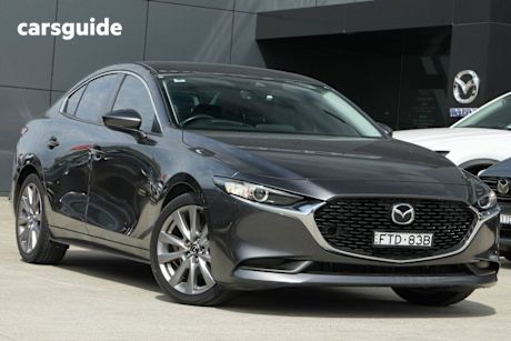 Grey 2021 Mazda 3 Sedan G20 Evolve