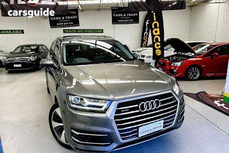 Grey 2016 Audi Q7 Wagon 3.0 Tdi Quattro