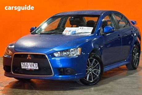 Blue 2015 Mitsubishi Lancer Sedan Es Sport