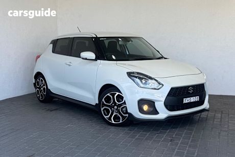 White 2024 Suzuki Swift Hatchback Sport Turbo