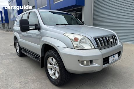 Silver 2004 Toyota Landcruiser Prado SUV GXL 4X4