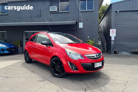 Red 2012 Opel Corsa Hatchback Enjoy