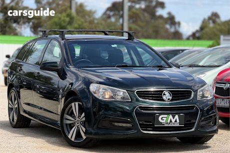 Green 2013 Holden Commodore Sportswagon Sv6