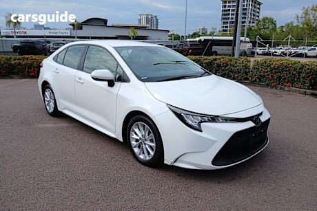White 2021 Toyota Corolla Sedan Ascent Sport