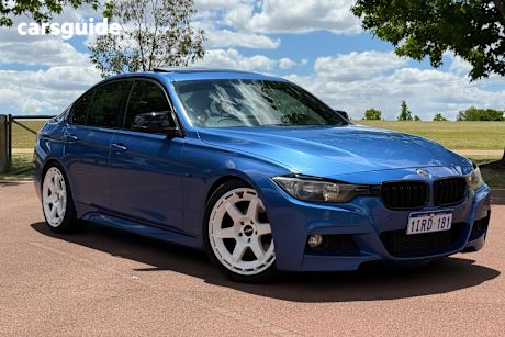 Blue 2014 BMW 328I Sedan Luxury Line