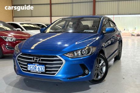 Blue 2018 Hyundai Elantra Sedan Active 2.0 Mpi