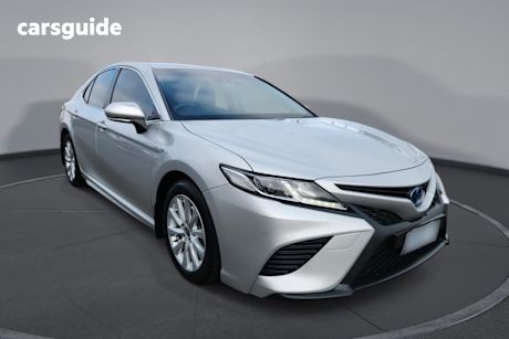Silver 2020 Toyota Camry Sedan Ascent Sport (Hybrid)