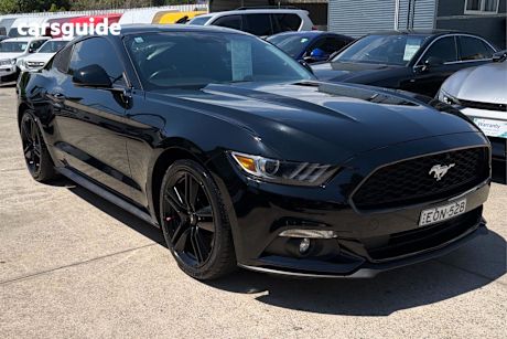 Black 2016 Ford Mustang Coupe Fastback 2.3 Gtdi