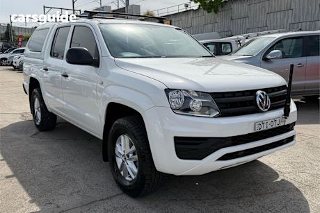 White 2017 Volkswagen Amarok Dual Cab Utility Tdi400 Core Edition (4X4)