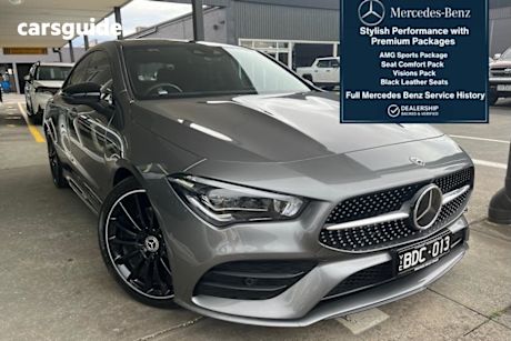 Grey 2019 Mercedes-Benz CLA200 Coupe