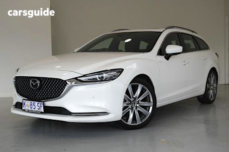 White 2022 Mazda 6 Wagon Atenza