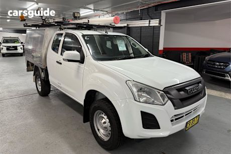 White 2018 Isuzu D-MAX Space Cab Utility Sx Hi-Ride (4X2)