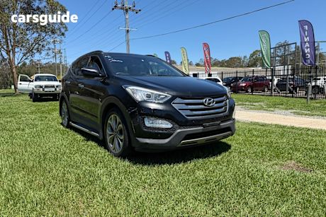 Black 2013 Hyundai Santa FE Wagon Highlander Crdi (4X4)