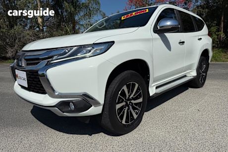 White 2018 Mitsubishi Pajero Sport Wagon Gls (4X4) 7 Seat
