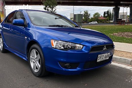 Blue 2008 Mitsubishi Lancer Sedan Vr