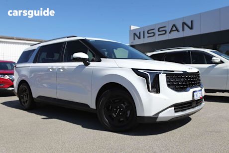 White 2024 Kia Carnival Wagon S