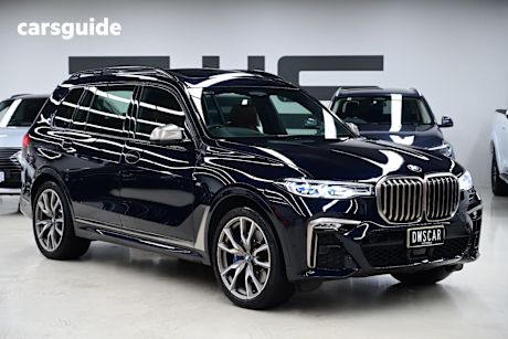 Black 2020 BMW X7 Wagon M50I