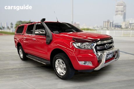 Red 2015 Ford Ranger Dual Cab Utility Xlt 3.2 (4X4)