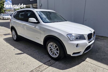 White 2013 BMW X3 Wagon Xdrive 20I