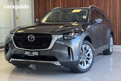 Grey 2025 Mazda CX-90 Wagon G50E Gt