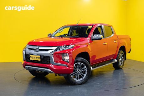 Red 2020 Mitsubishi Triton Double Cab Pick Up Glx-R (4X4)