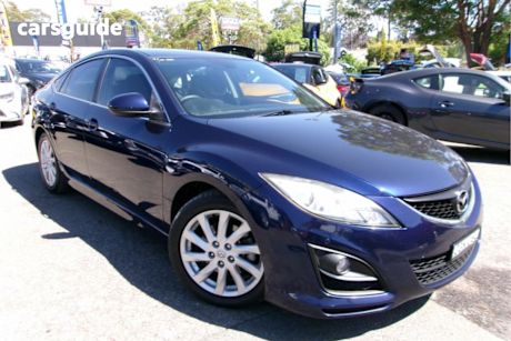 Blue 2012 Mazda 6 Hatchback Touring