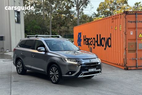 Grey 2018 Mitsubishi Outlander Wagon Ls 7 Seat (2Wd)