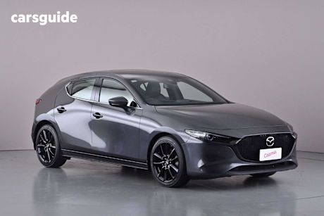 Grey 2021 Mazda 3 Hatchback G25 Astina