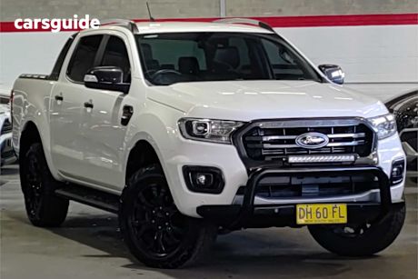 White 2021 Ford Ranger Double Cab Pick Up Wildtrak 2.0 (4X4)