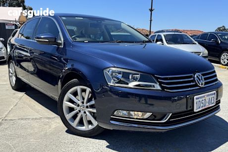 Blue 2011 Volkswagen Passat Sedan 125 Tdi Highline
