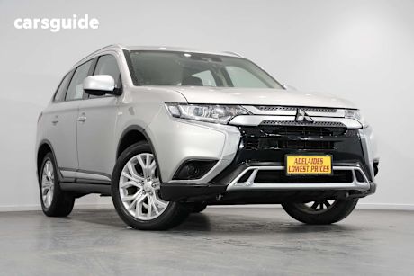 Silver 2019 Mitsubishi Outlander Wagon Es Adas 5 Seat (2Wd)