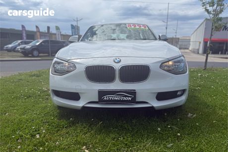 White 2014 BMW 118I Hatchback