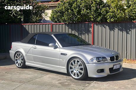 Black 2004 BMW M3 Convertible E46