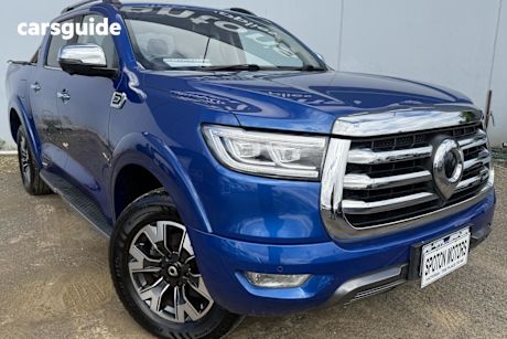 Blue 2021 GWM UTE Dual Cab Utility Cannon-L (4X4)