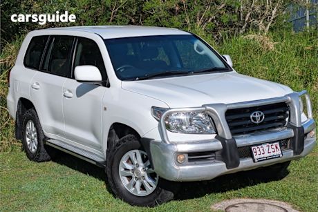 White 2009 Toyota Landcruiser Wagon Gxl (4X4)