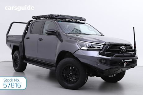 Grey 2022 Toyota Hilux Double Cab Chassis Sr5 (4X4)