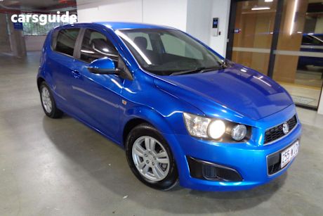 Blue 2015 Holden Barina Hatchback Cd