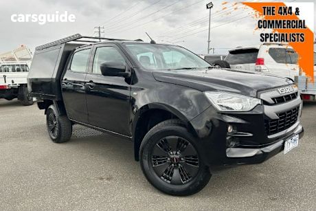 Black 2021 Isuzu D-MAX Crew Cab Chassis Sx (4X2)