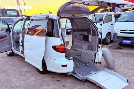 White 2003 Toyota Estima Wagon Aeras