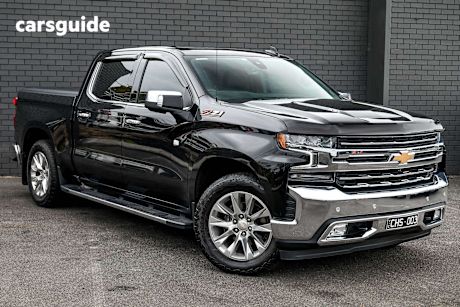Black 2022 Chevrolet Silverado Crew Cab Pickup 1500 Ltz Premium Tech Pack