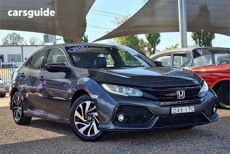 Grey 2018 Honda Civic Hatchback Vti-S