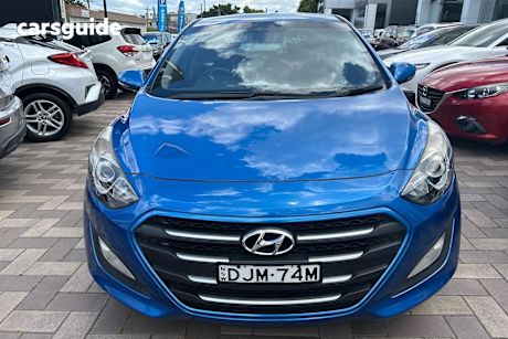 Blue 2016 Hyundai I30 Hatchback Active X