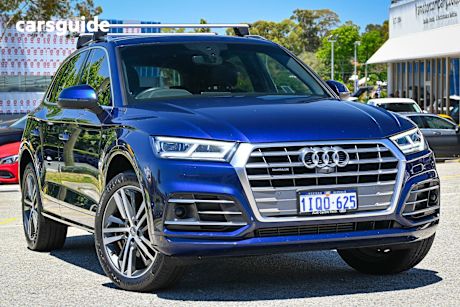 Blue 2019 Audi Q5 Wagon 45 Tfsi Quattro Sport