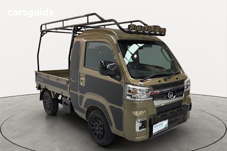 Green 2025 Daihatsu Hijet Ute Tray JUMBO EXTRA 4WD