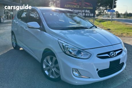 White 2017 Hyundai Accent Hatchback Sport
