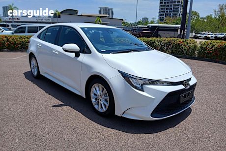 White 2021 Toyota Corolla Sedan Ascent Sport