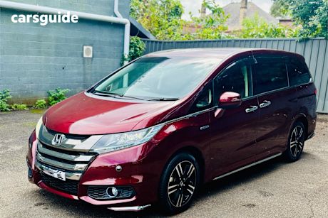 Red 2016 Honda Odyssey Wagon (Hybrid)