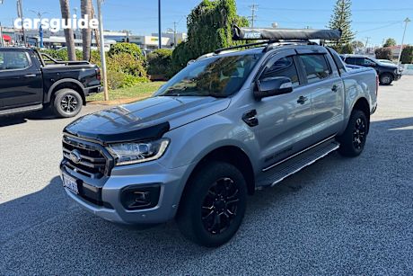 Silver 2021 Ford Ranger Double Cab Pick Up Wildtrak 2.0 (4X4)